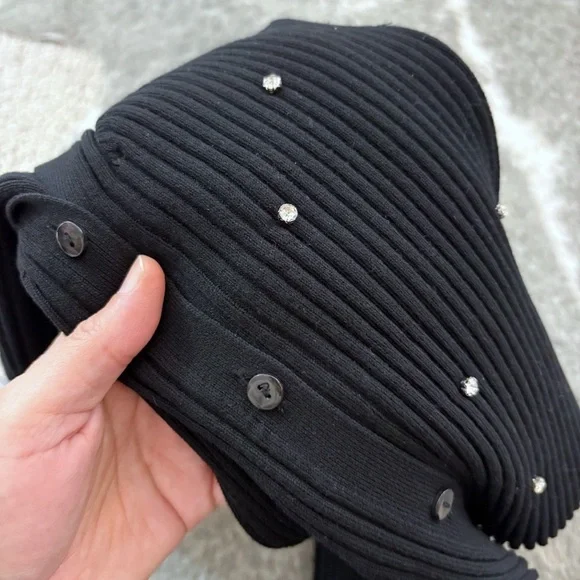 H&M Ribbed Rhinestone Cardigan - Picture 9 of 12